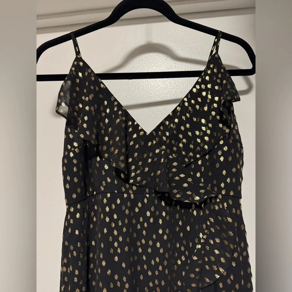 MSK Ruffled Wrap Dress - Picture 7 of 9